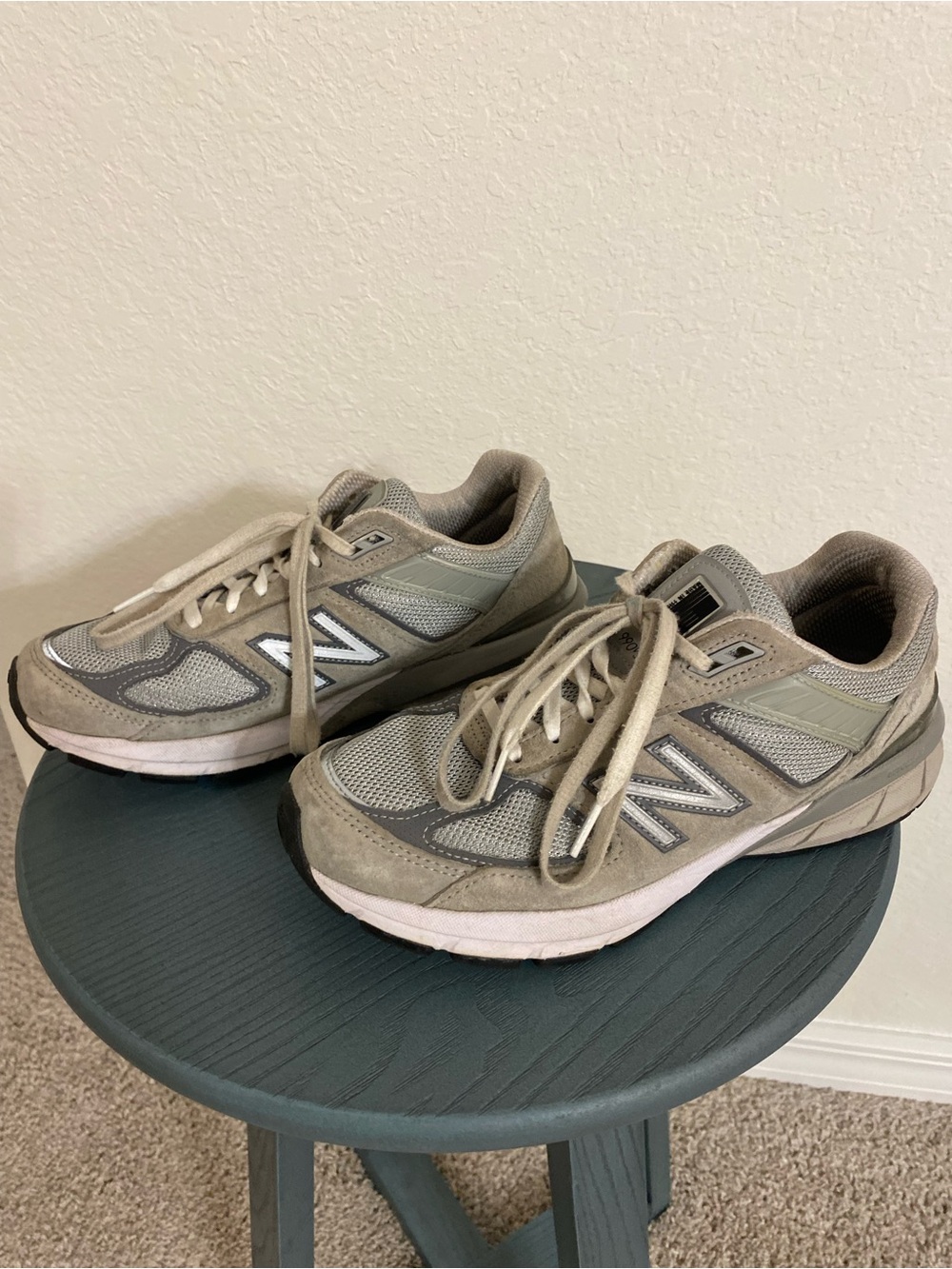 New Balance Women's Running Sneakers in Taupe and Gray